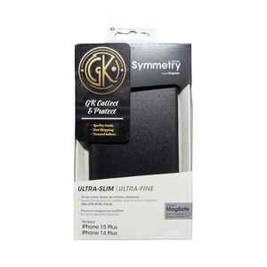 K6-O OtterBox Drop+ Apple iPhone 15/14 Plus Symmetry Series Case - Black‎